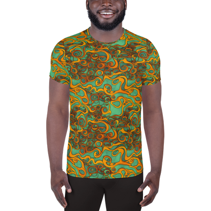 Men's Athletic T-Shirt - Nebula Nodes