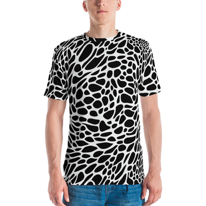 Men's Crew Neck T-Shirt - Monochrome Mystique