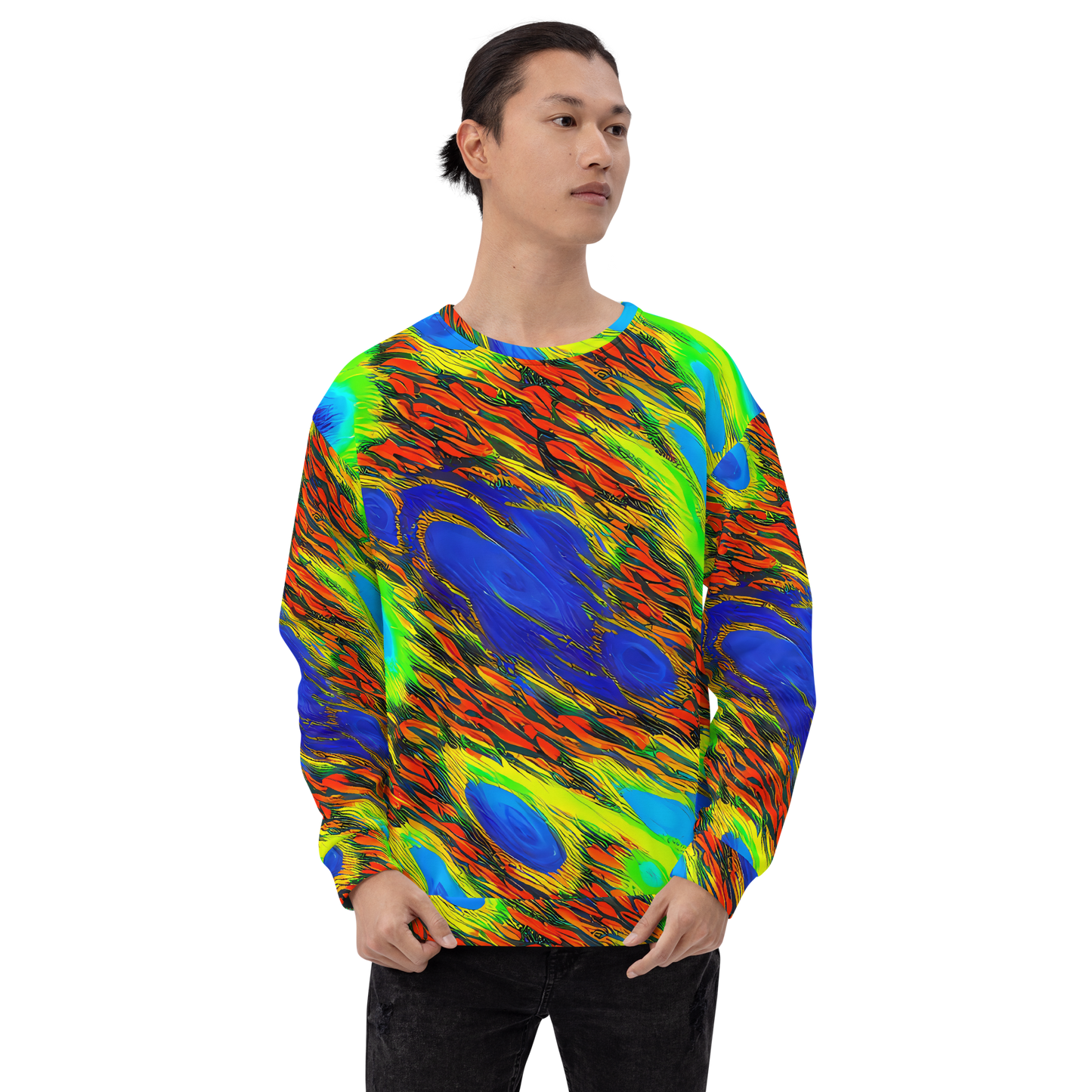 Sweatshirt - Vibrant Veinwork