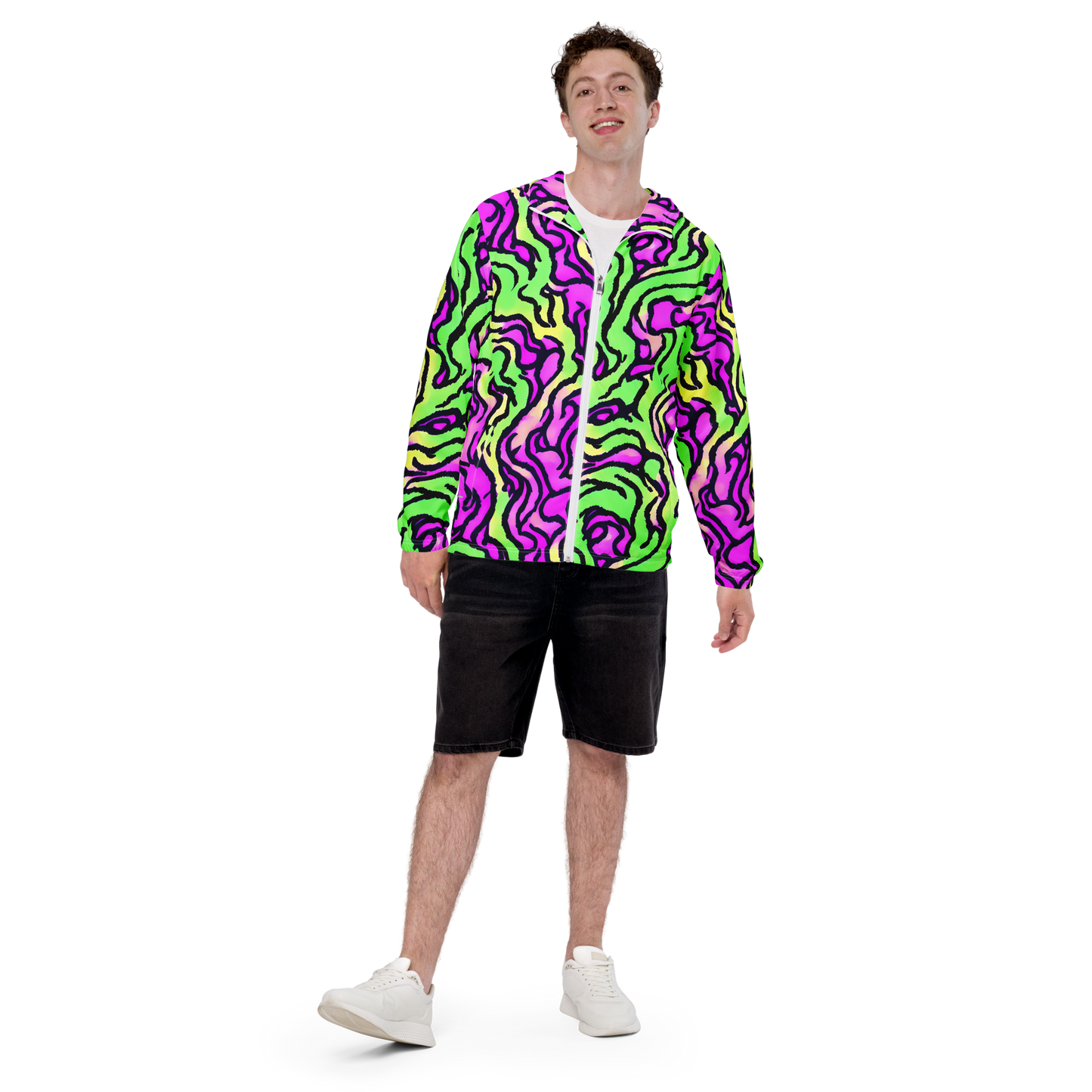 Men's Windbreaker - Mintchine Maze