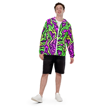 Men's Windbreaker - Mintchine Maze