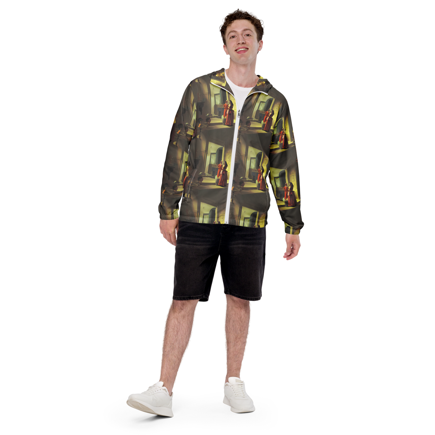 Men's Windbreaker - Surreal Shadows