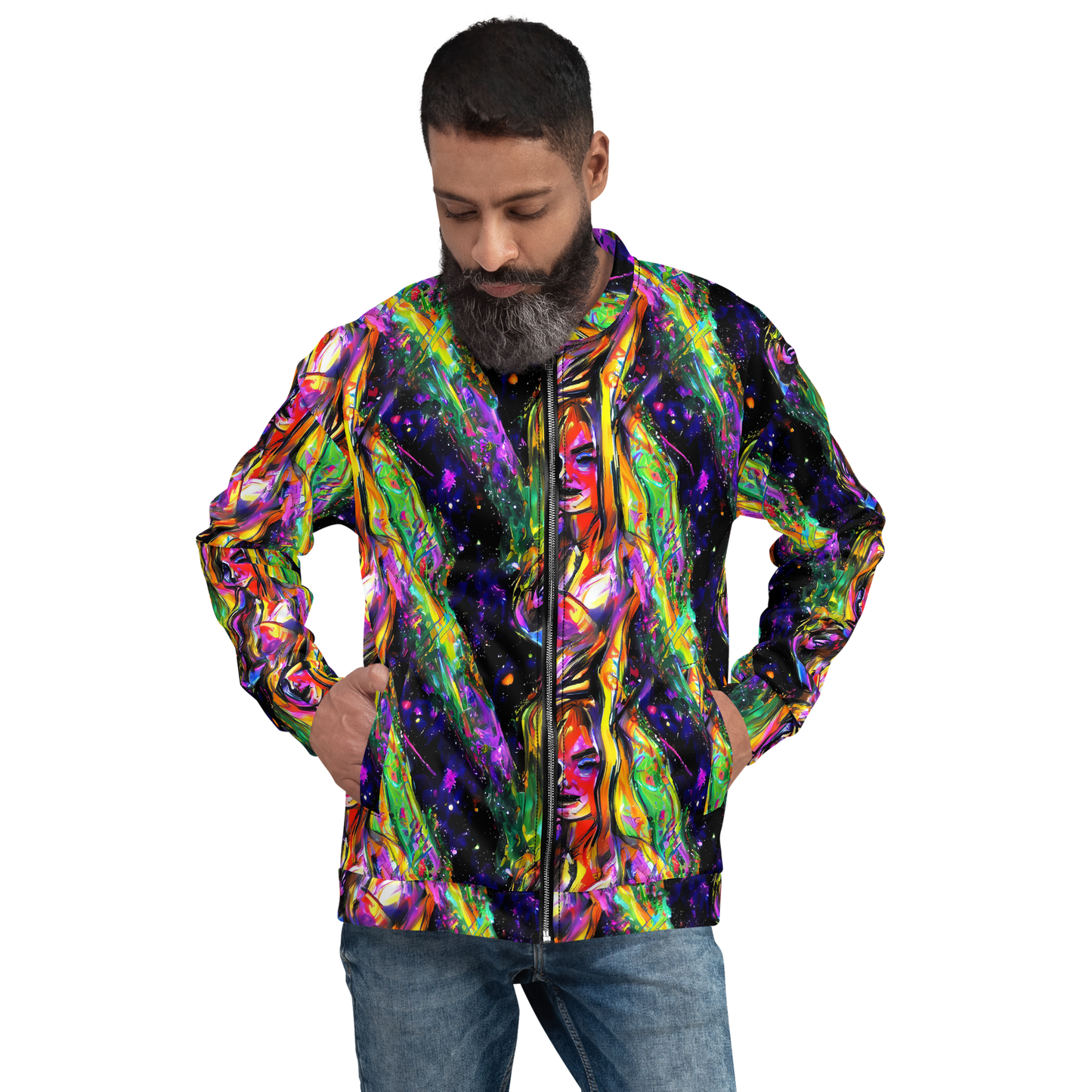 Bomber Jacket - Galactic Flamenco