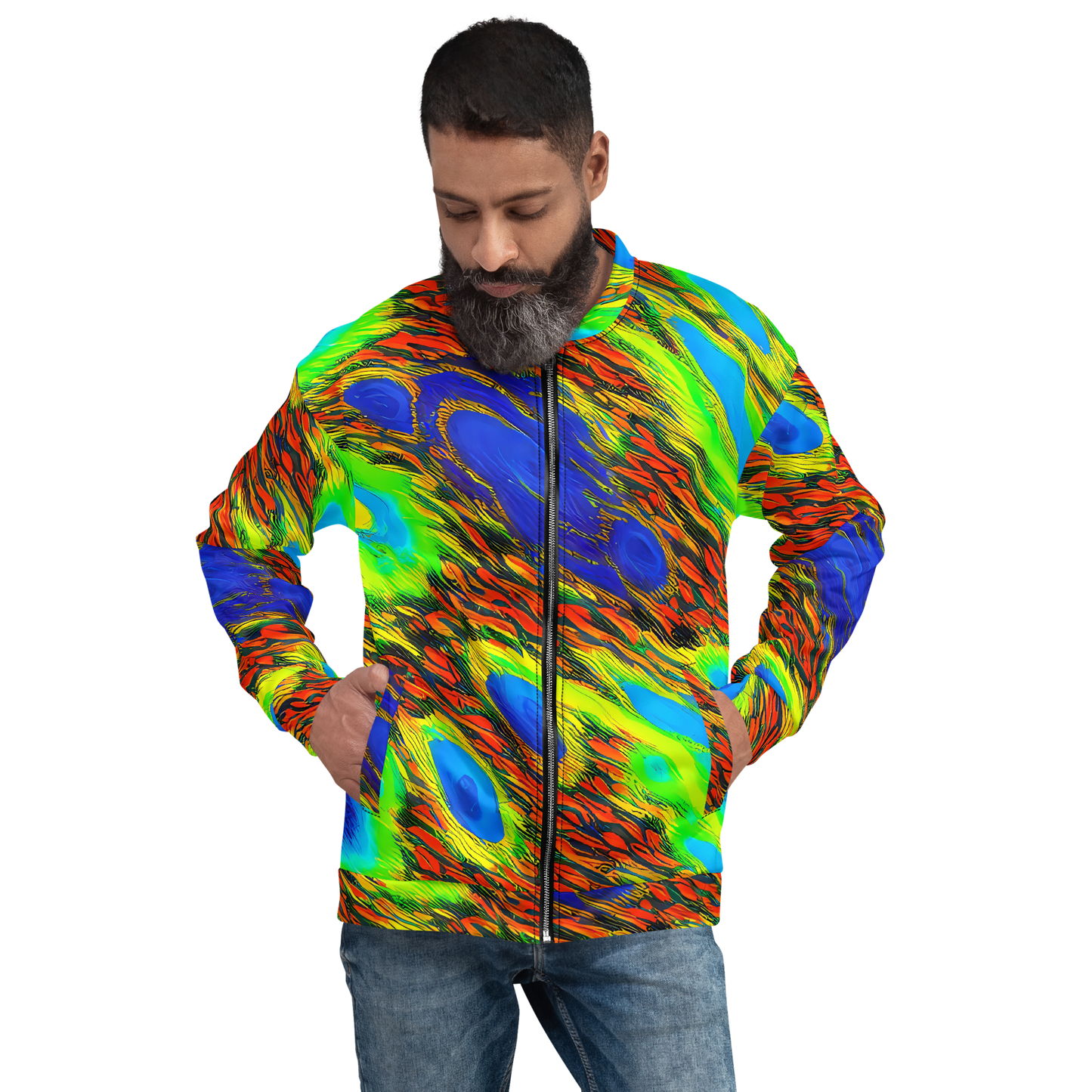 Bomber Jacket - Hodgkin's Blaze