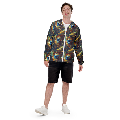 Men's Windbreaker - Celestial Vortex