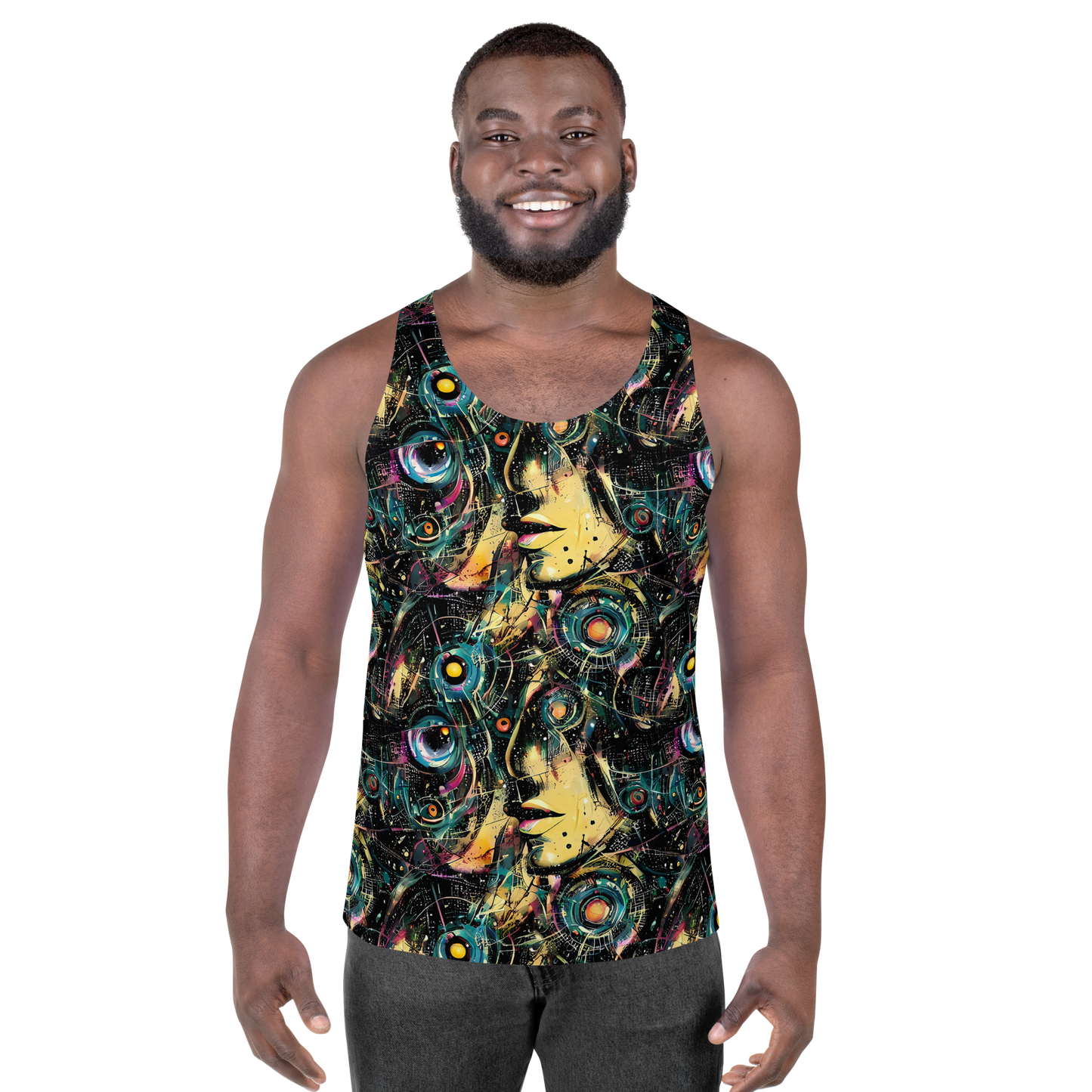 Men's Tank Top - Celestial Echoes