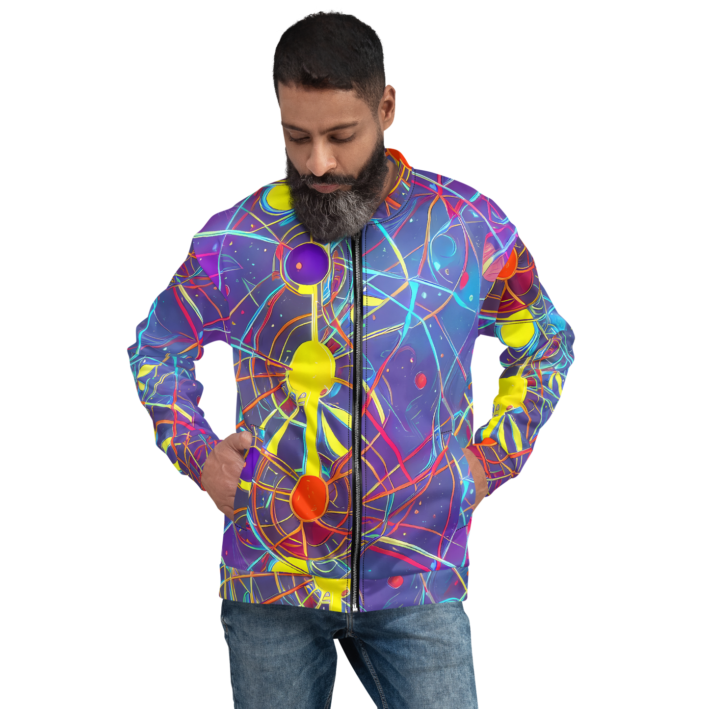 Bomber Jacket - Quantum Lattice