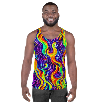 Men's Tank Top - Galactic Flames