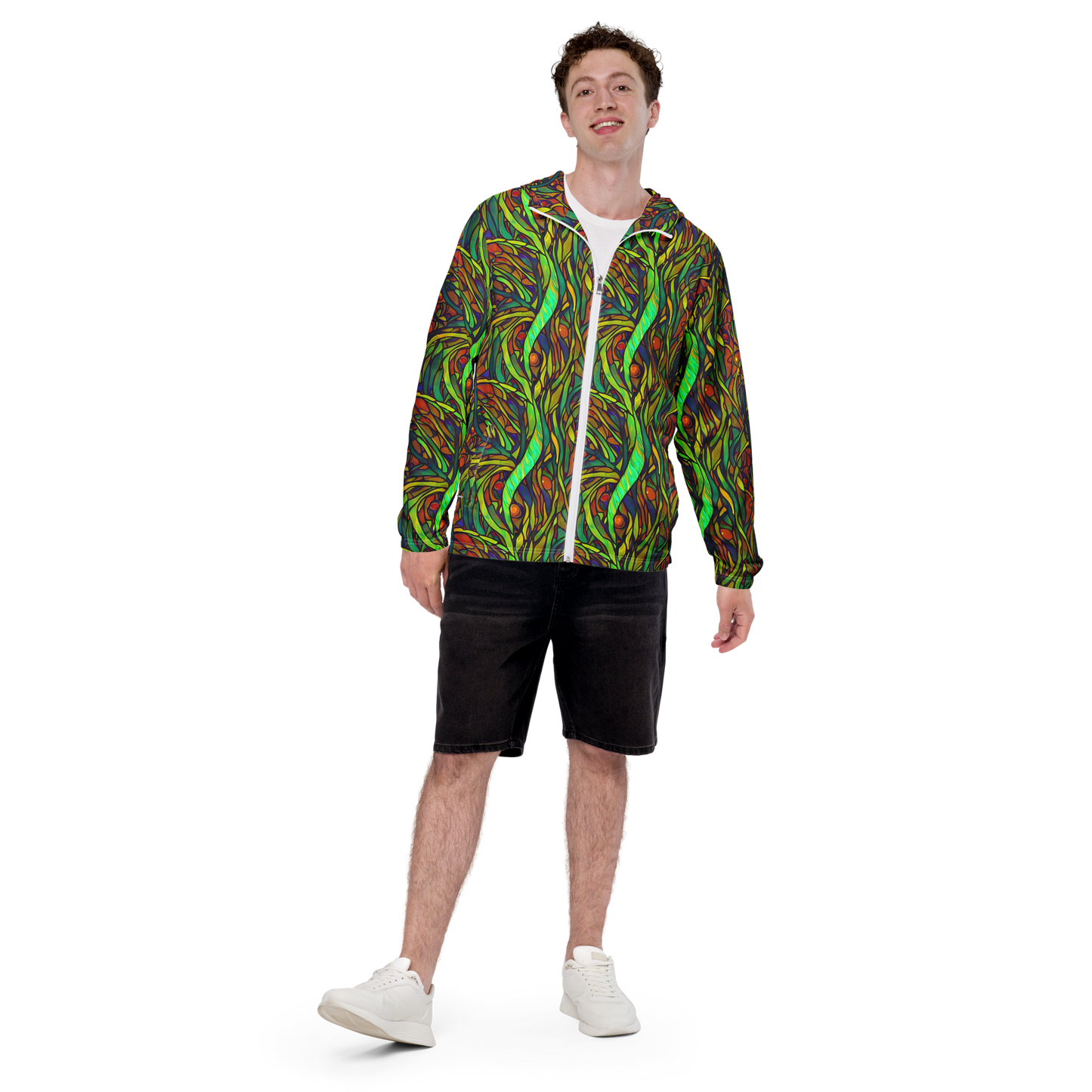 Men's Windbreaker - Cosmic Garden