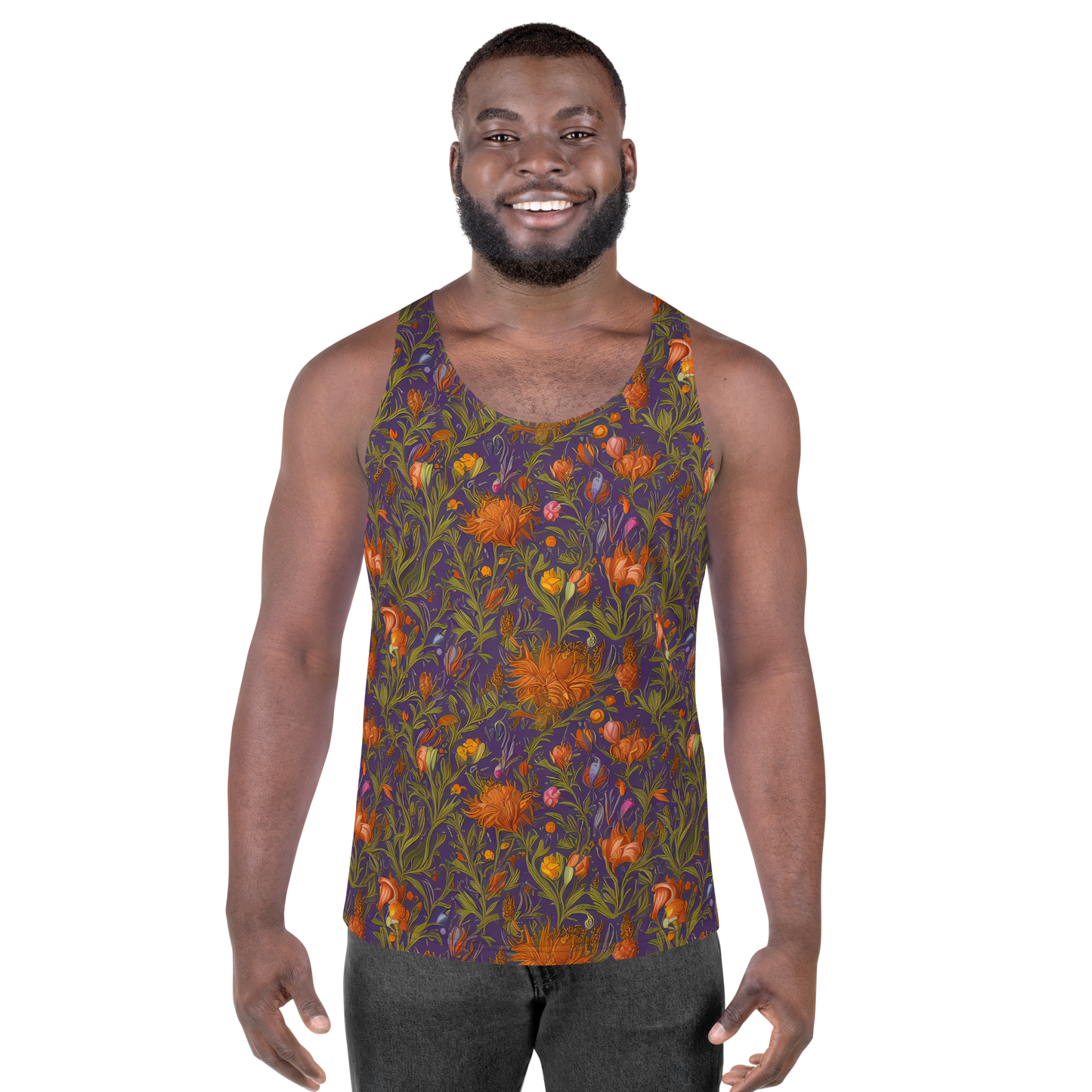 Men's Tank Top - Botanical Nebula