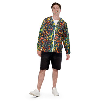 Men's Windbreaker - Starry Orbits