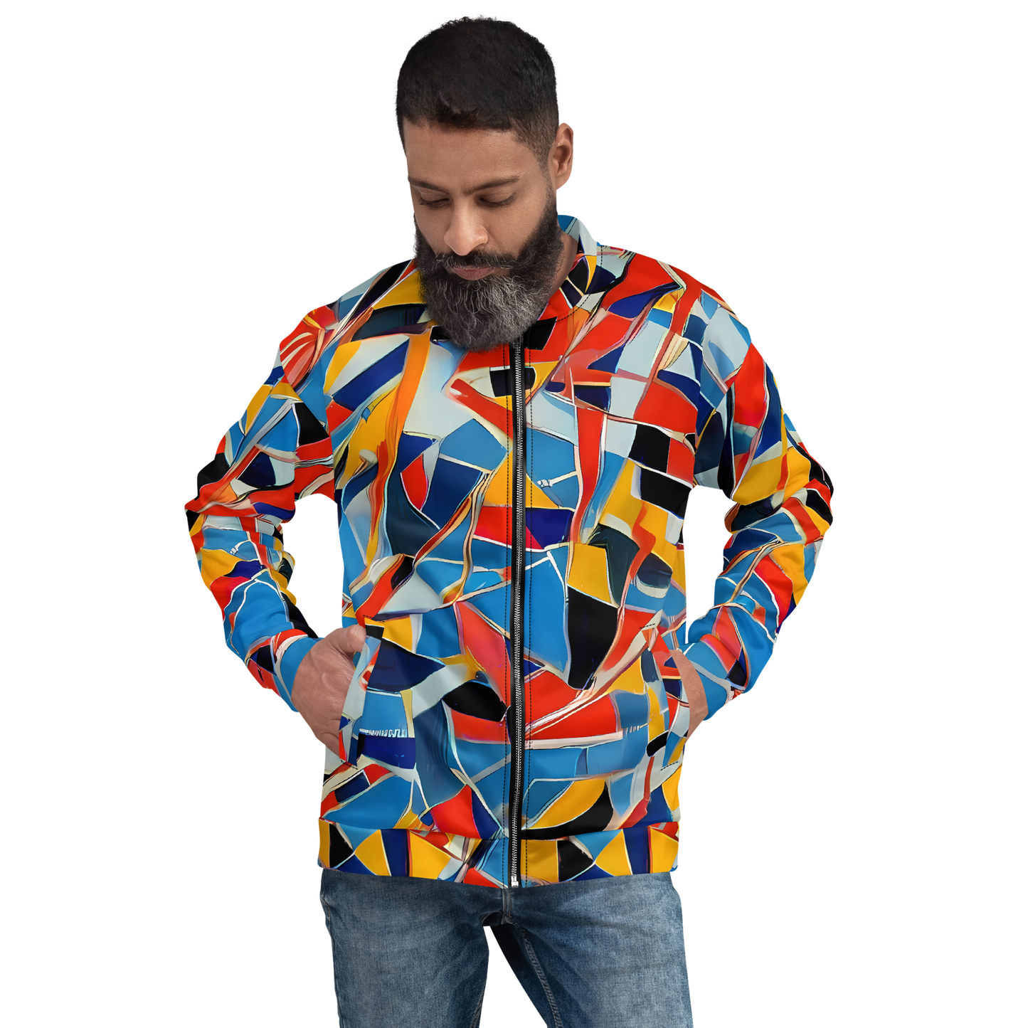 Bomber Jacket - Abstract Mingle