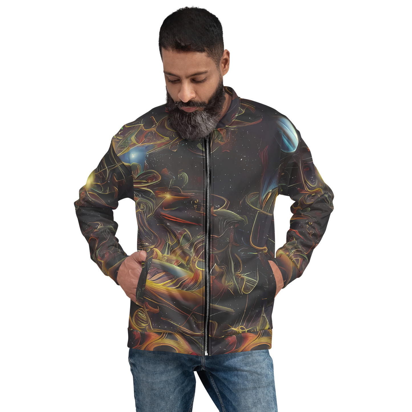 Bomber Jacket - Galactic Swirl