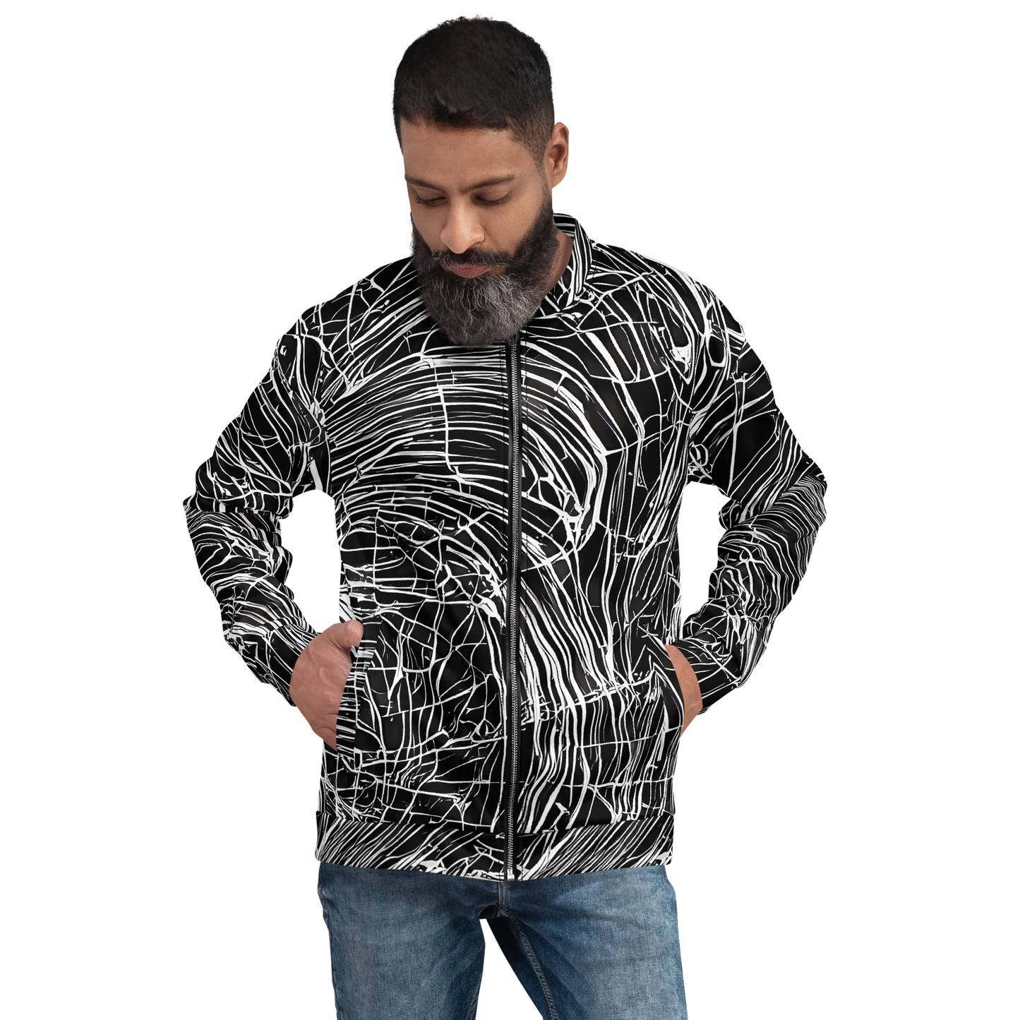 Bomber Jacket - Biomech Spiral