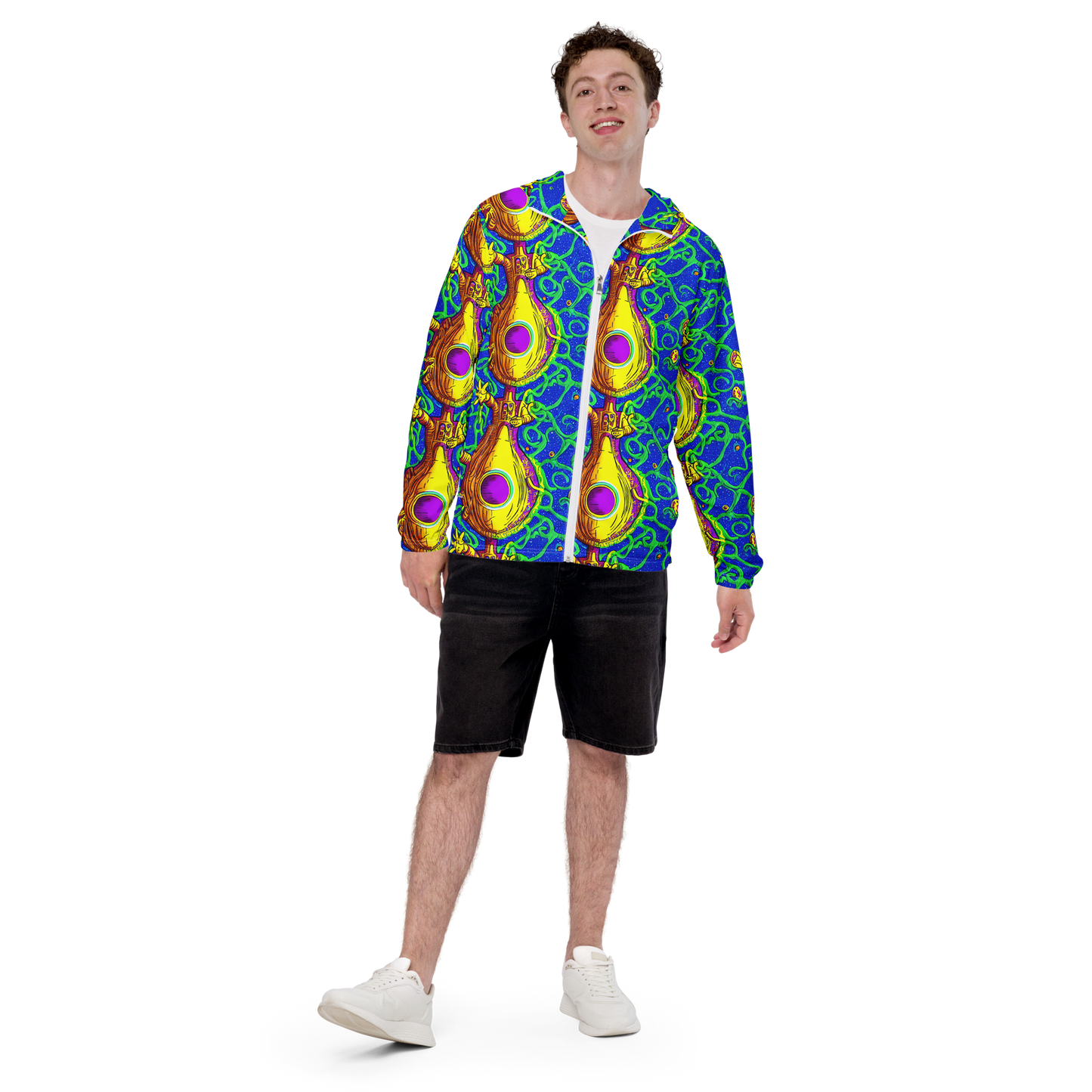 Men's Windbreaker - Sprawling Spectacle