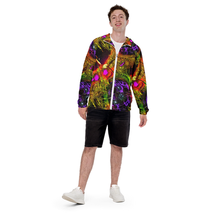 Men's Windbreaker - Neon Glyphworks