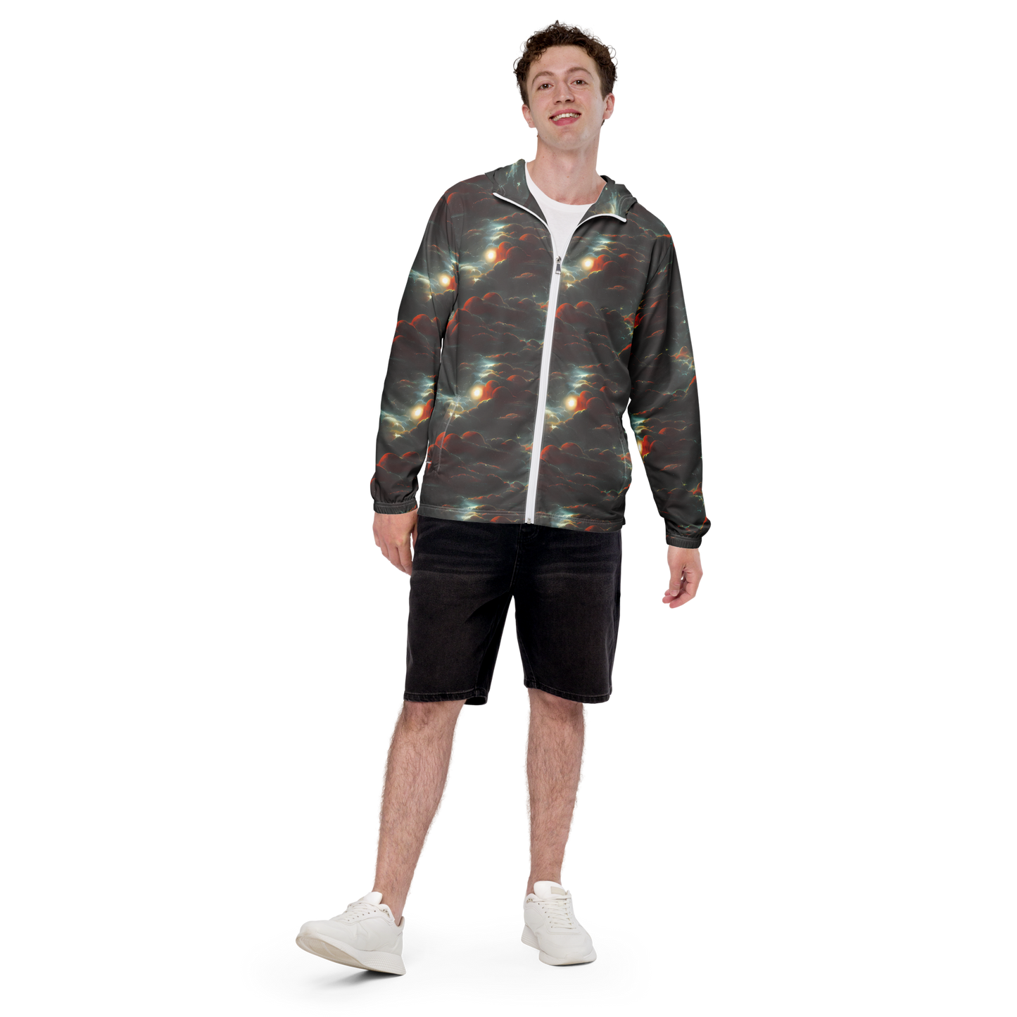 Men's Windbreaker - Stellar Highlands