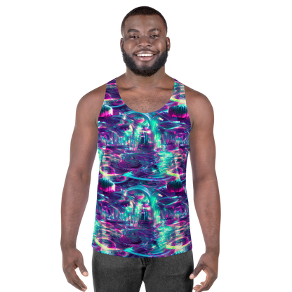 Men's Tank Top - Synthwave Surge