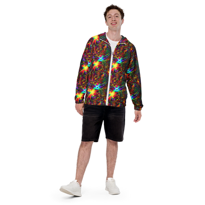 Men's Windbreaker - Stellar Burst