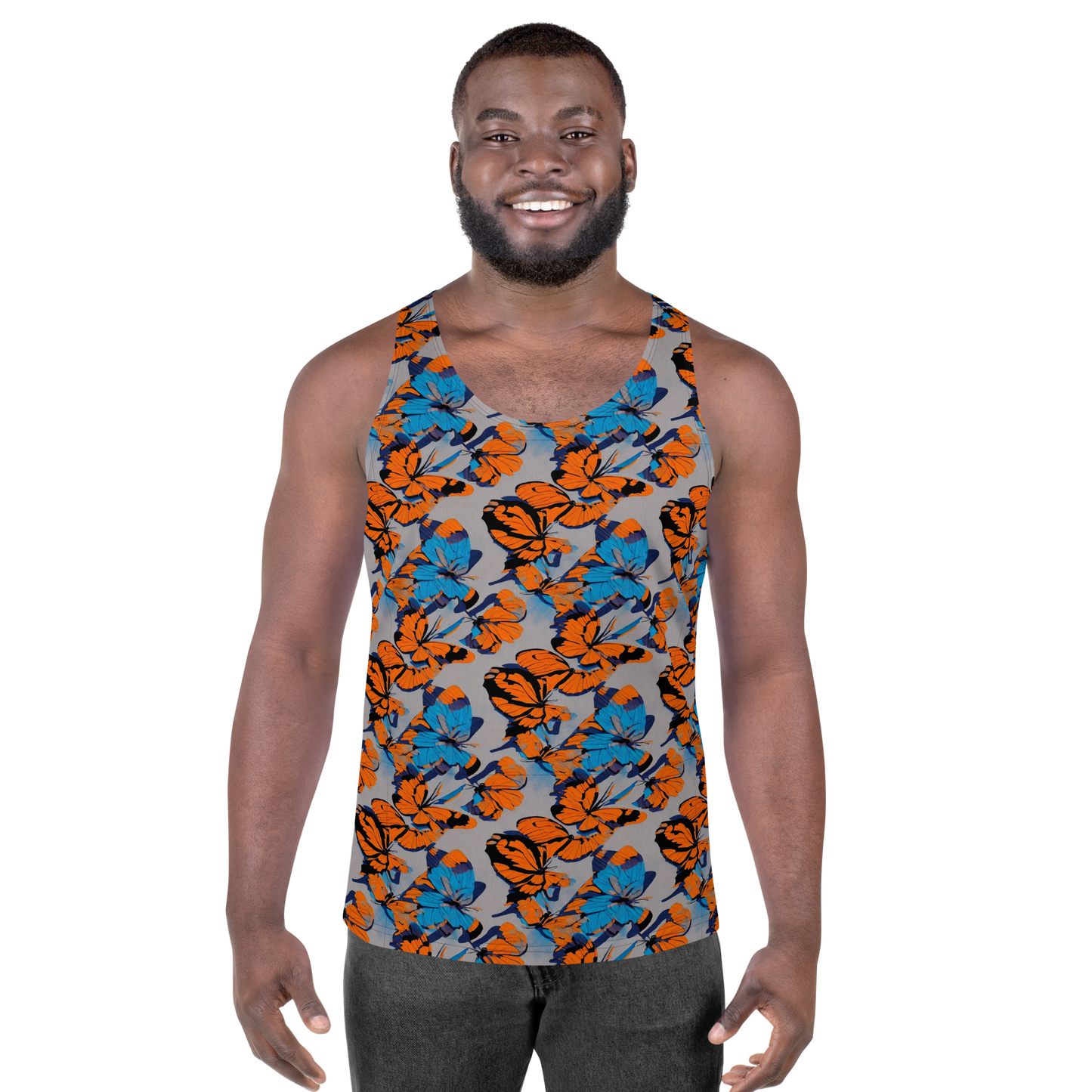 Men's Tank Top - Flutter Wave