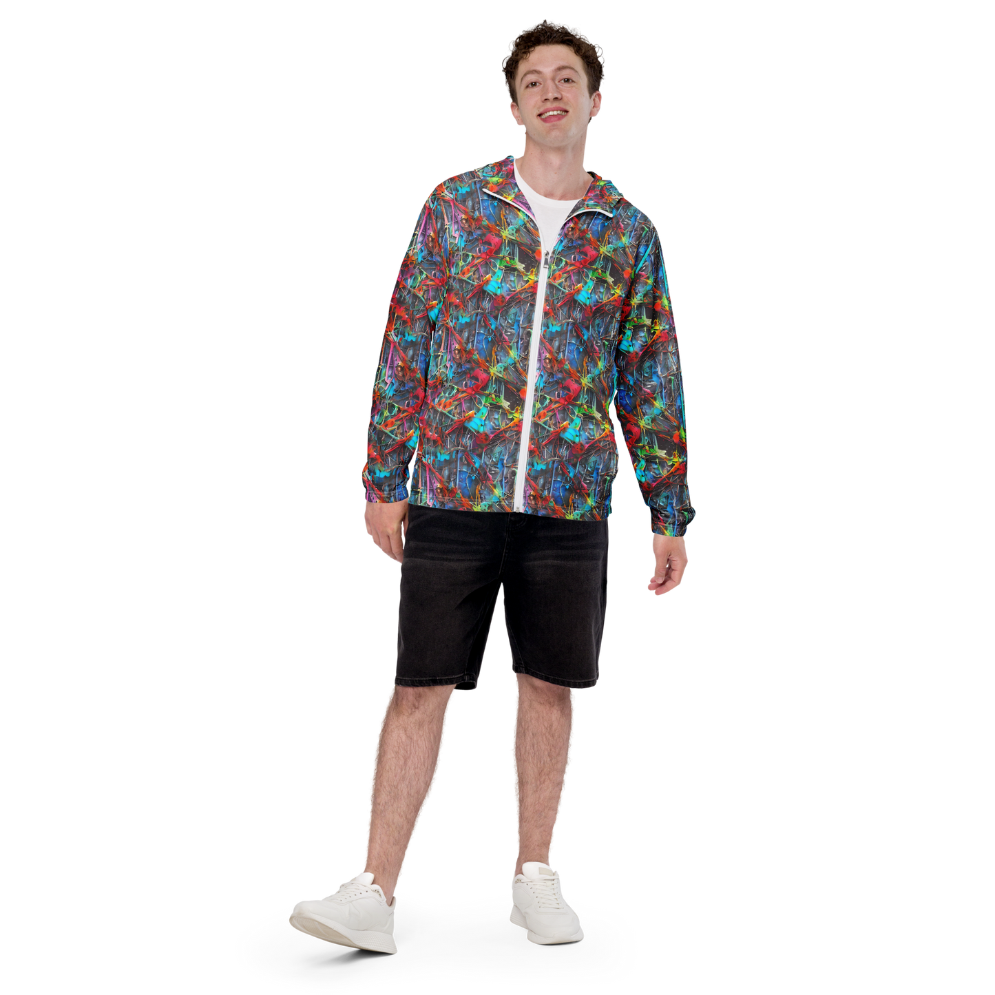 Men's Windbreaker - Junkyard Jewel