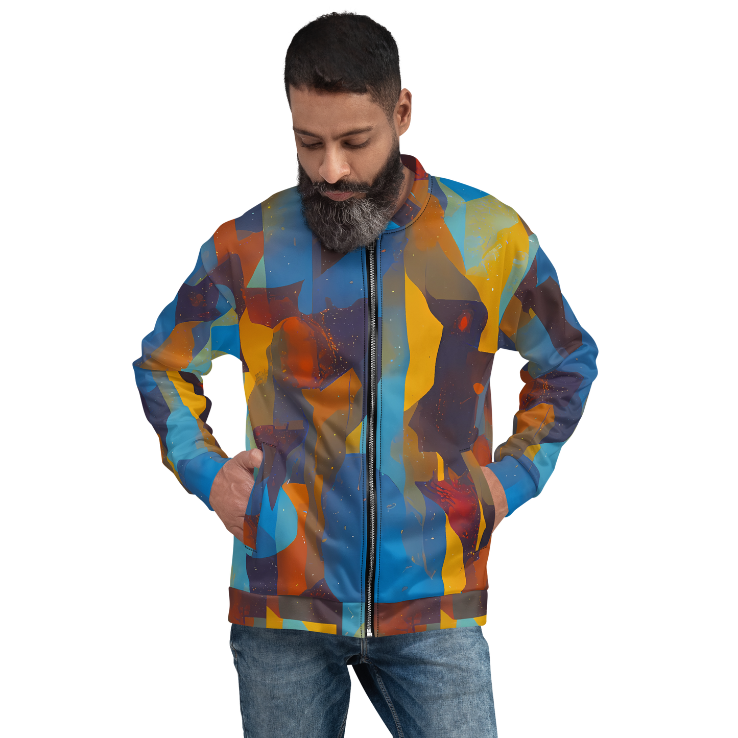 Bomber Jacket - Cubist Dusk