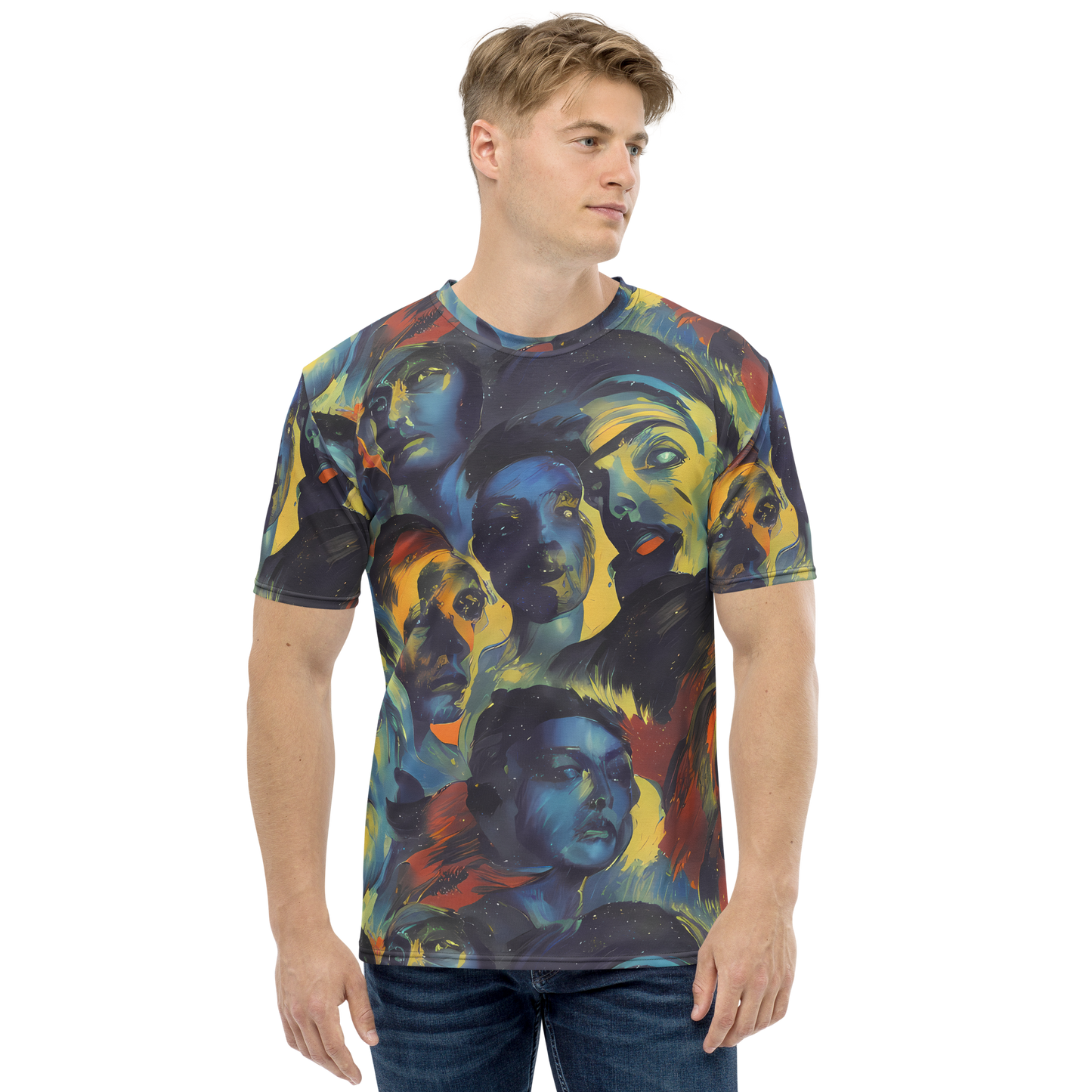 Men's Crew Neck T-Shirt - Vivid Visage