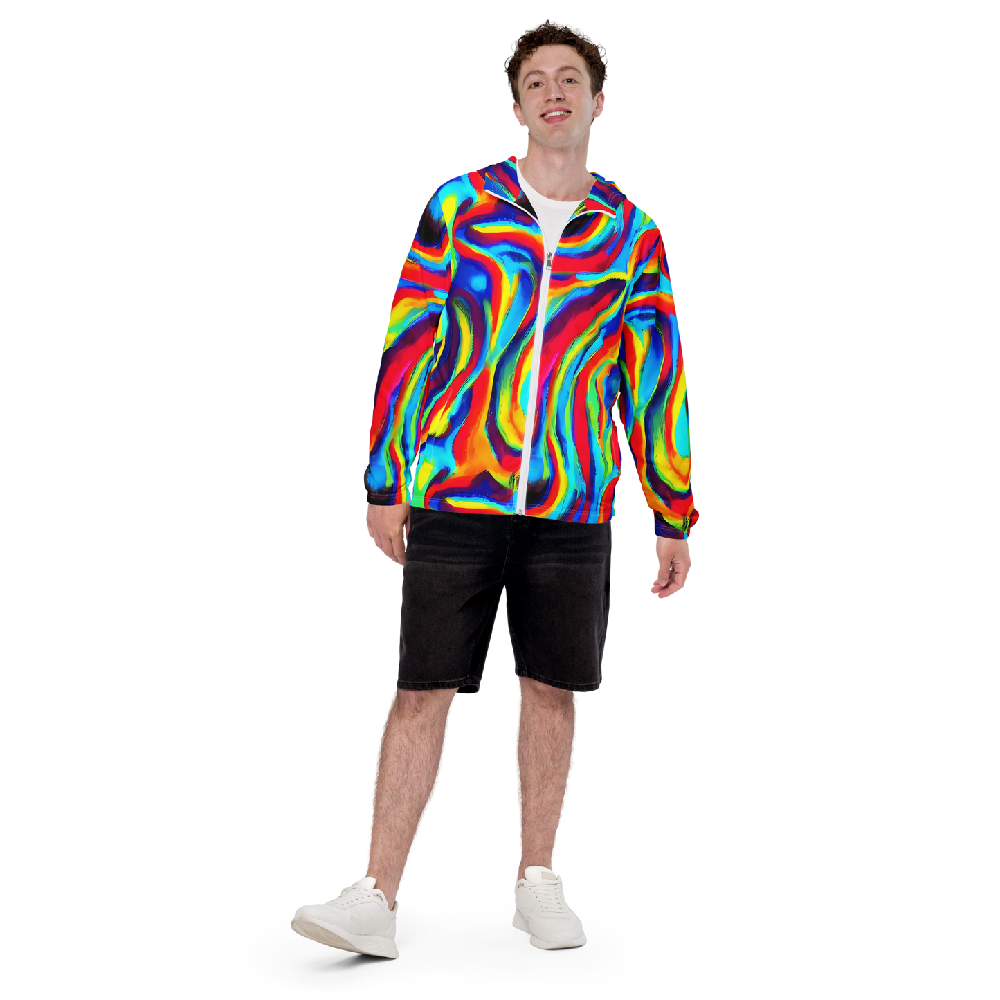 Men's Windbreaker - Stael Swirls