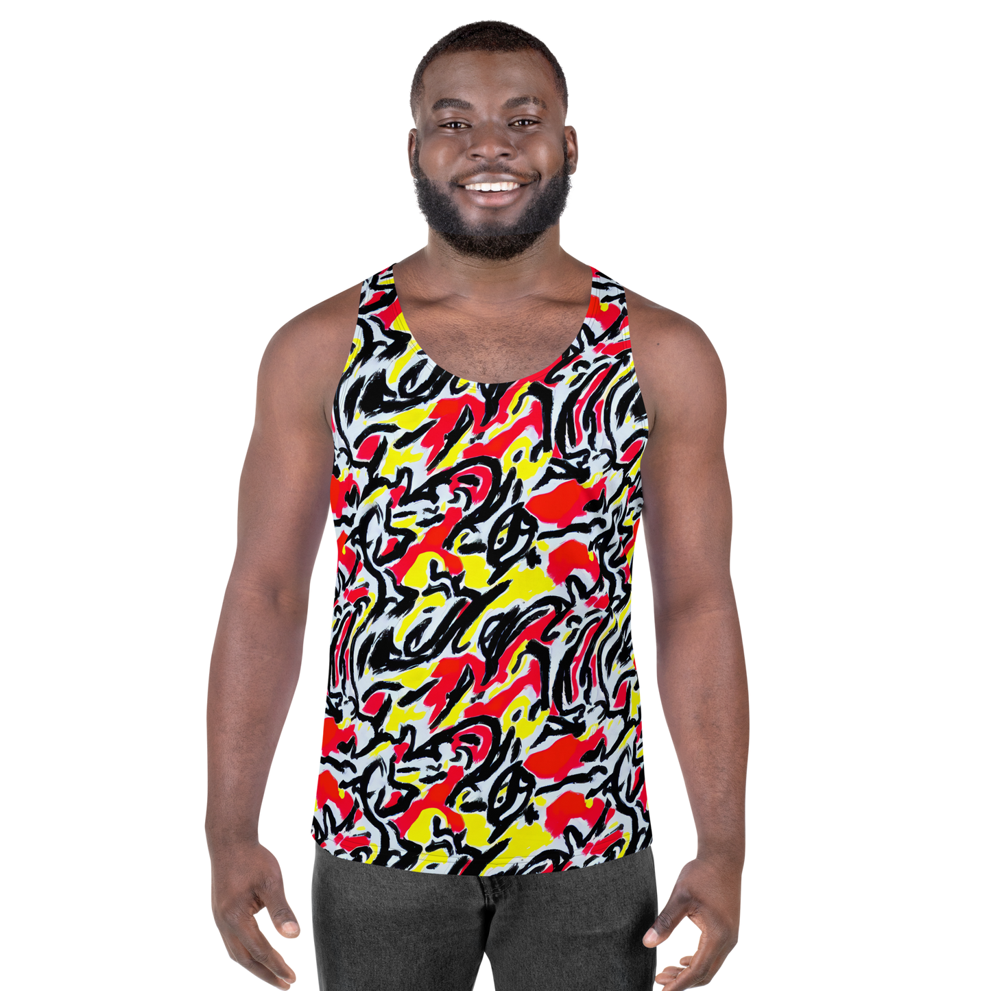 Men's Tank Top - Cosmic Brushstrokes