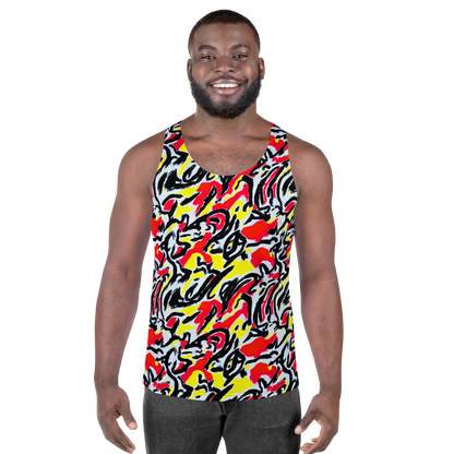 Men's Tank Top - Cosmic Brushstrokes