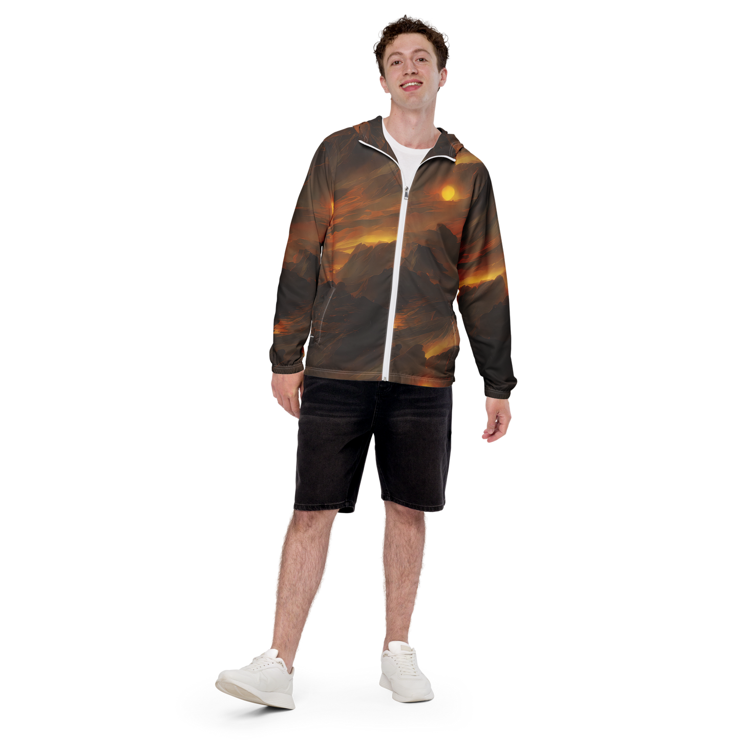 Men's Windbreaker - Sunset Shores