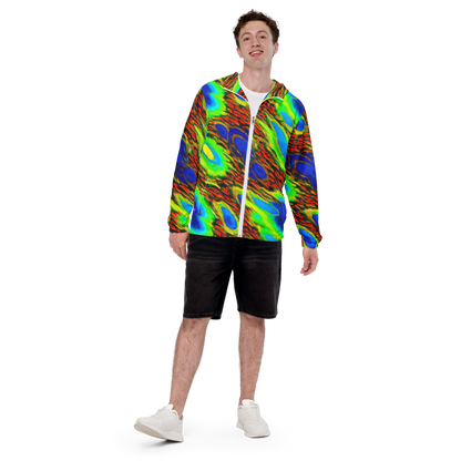 Men's Windbreaker - Hodgkin's Blaze