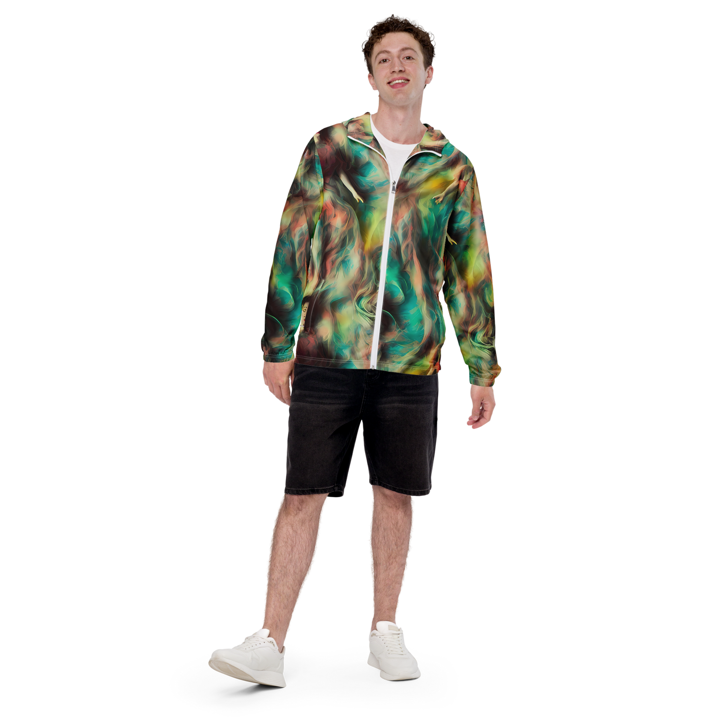 Men's Windbreaker - Enchanted Fusion