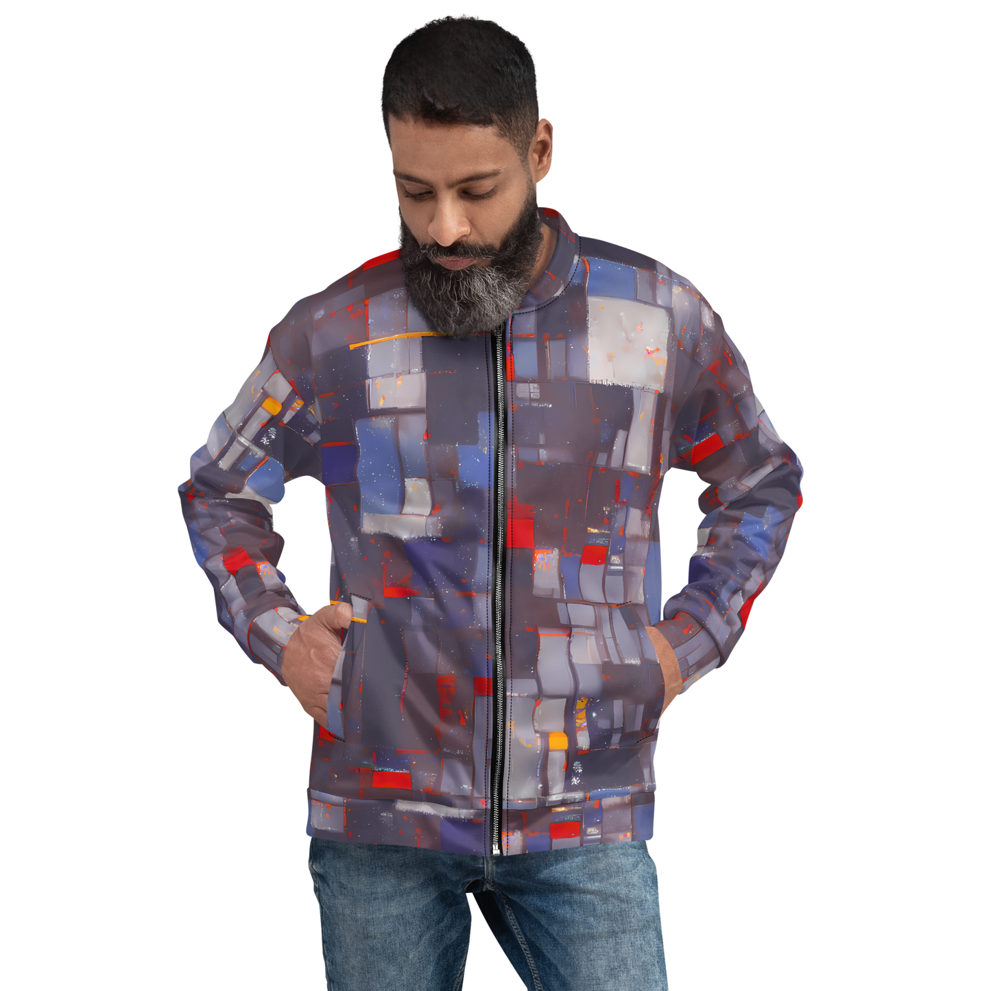 Bomber Jacket - Cubist Rhythm