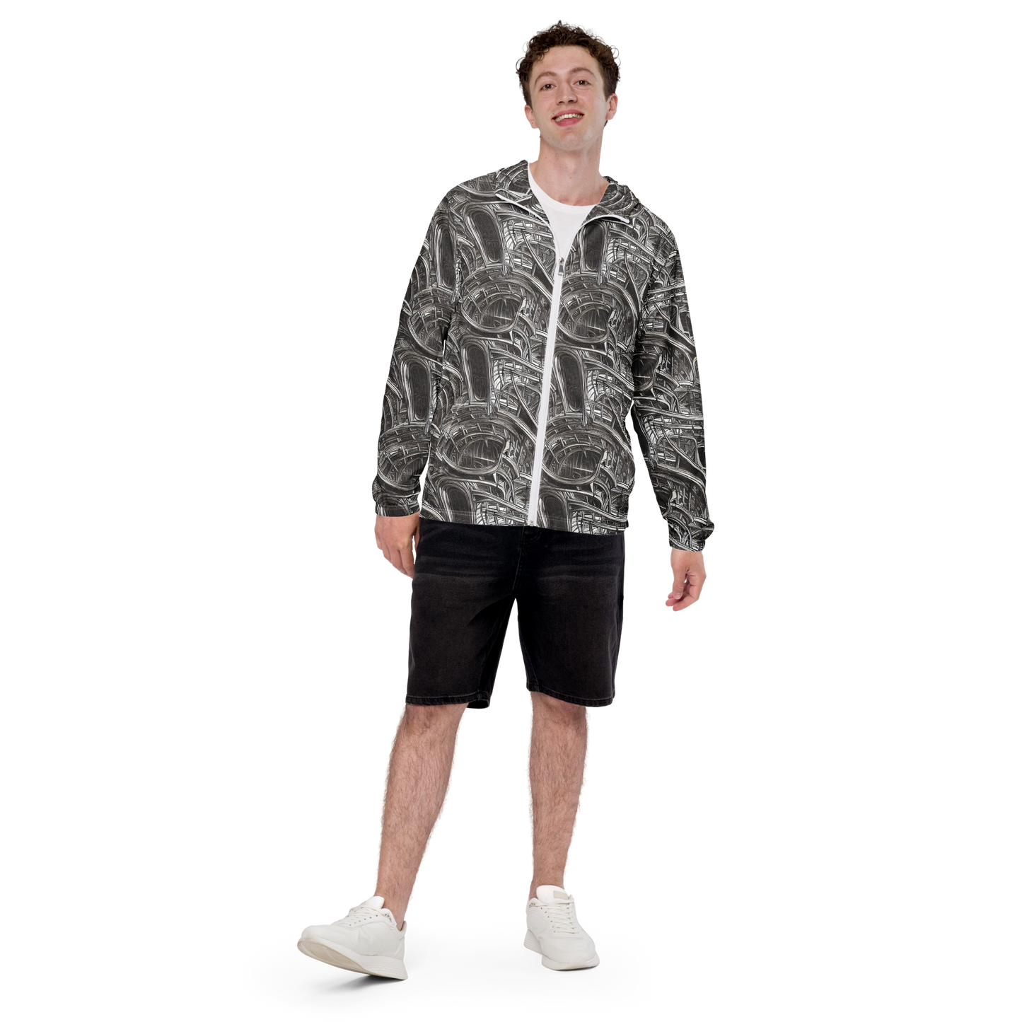 Men's Windbreaker - Piranesi's Dream