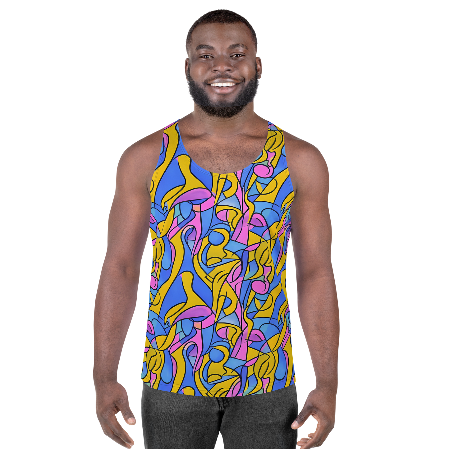 Men's Tank Top - Cosmic Curves