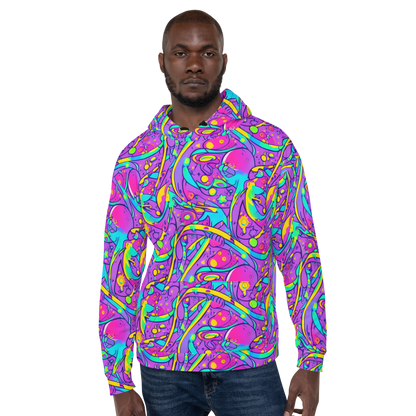 Hoodie - Neon Galaxy Whirl