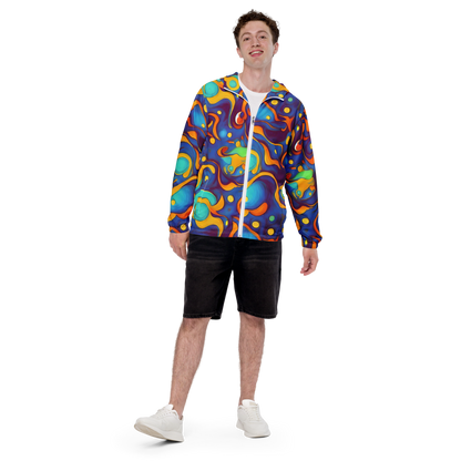 Men's Windbreaker - Pelton Swirl