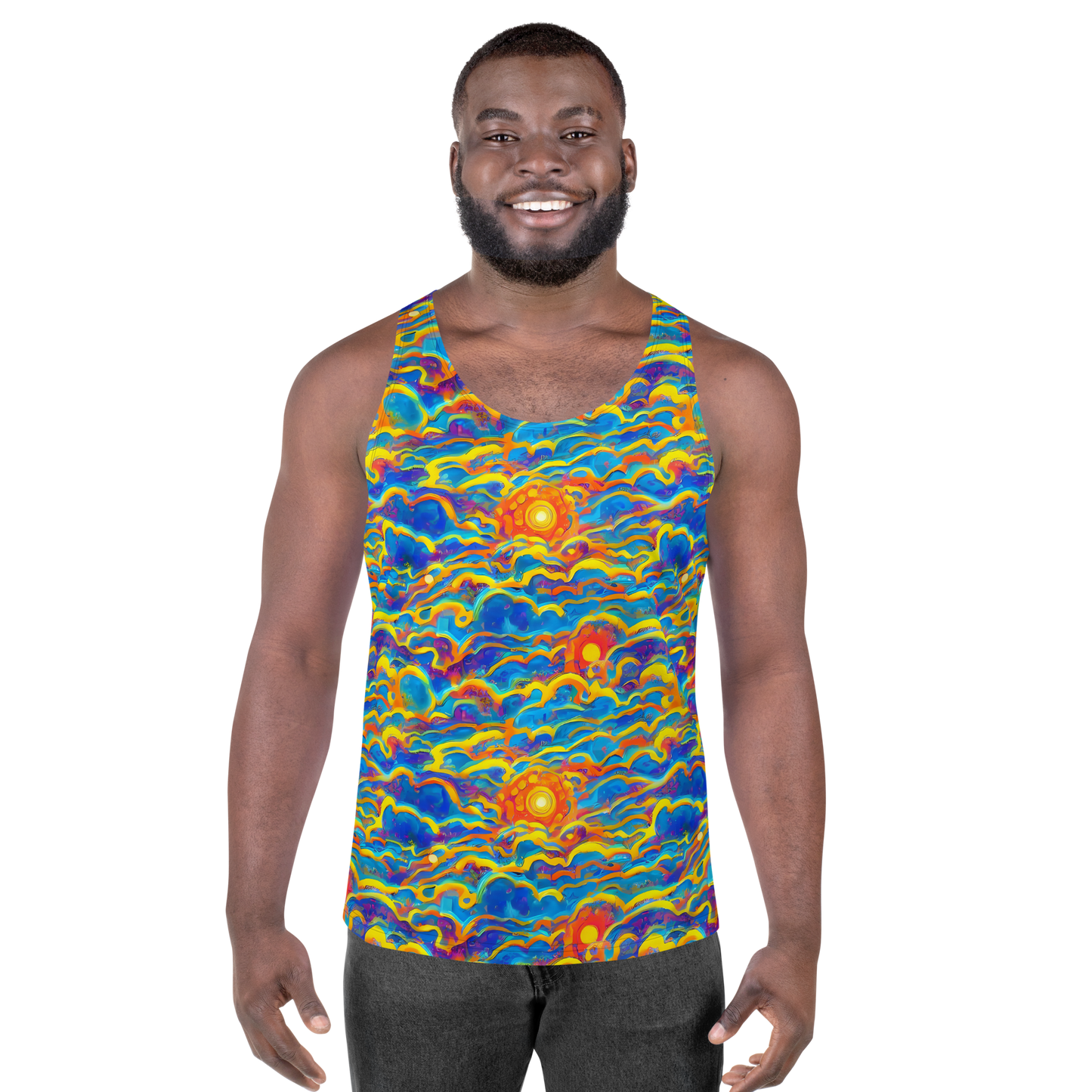 Men's Tank Top - Chroma Ripple