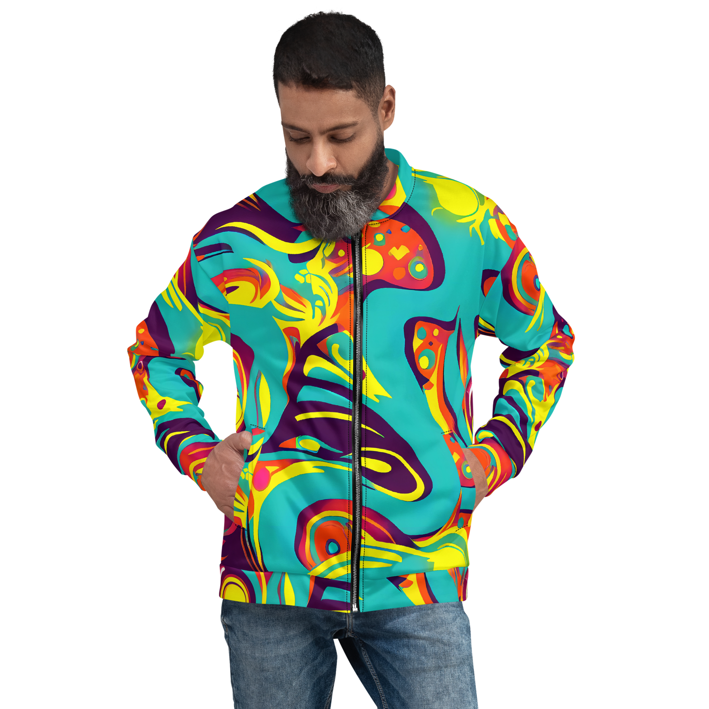 Bomber Jacket - Retro Ribbon