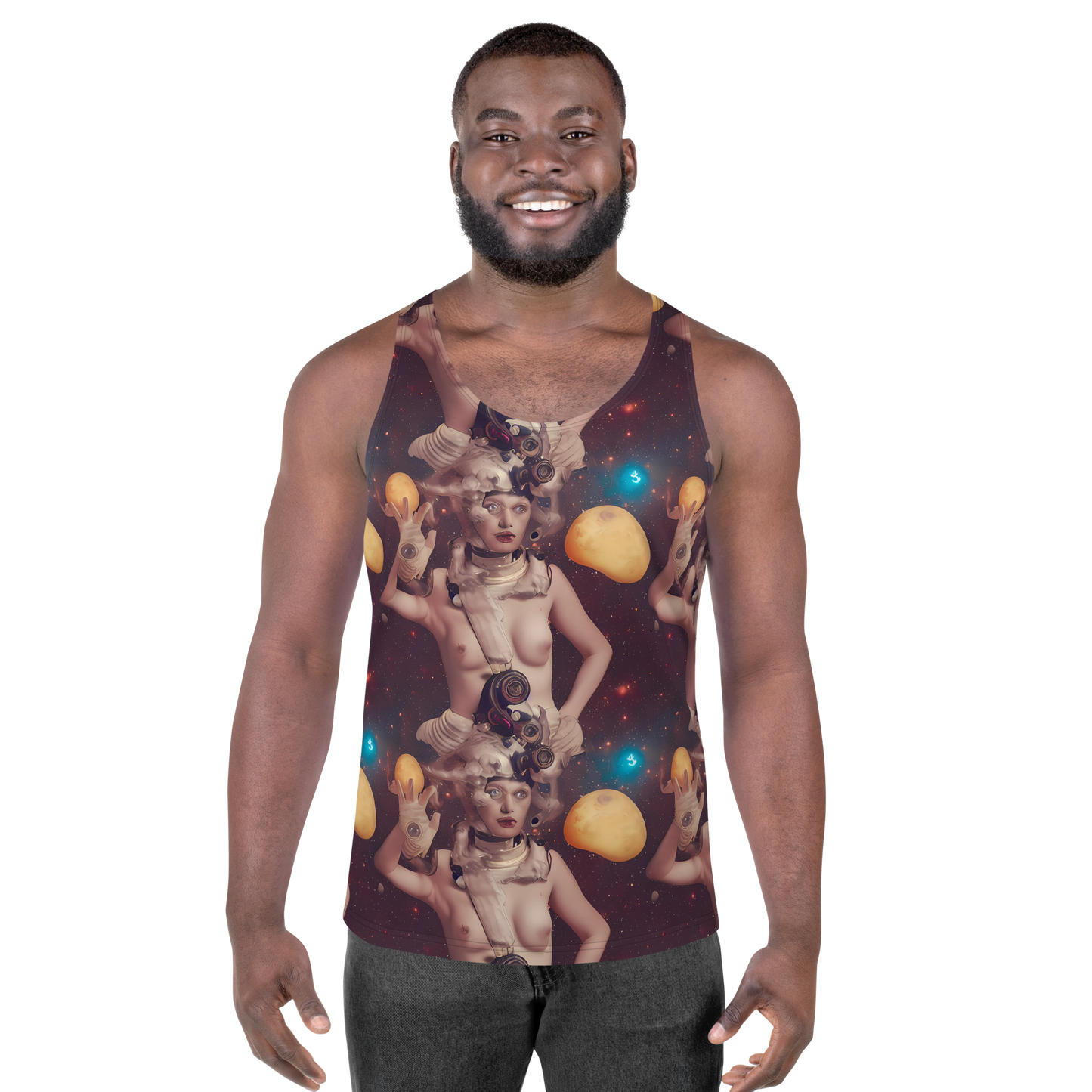 Men's Tank Top - Nebula Siren