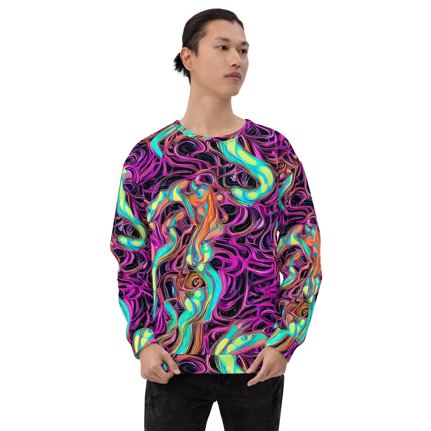 Sweatshirt - Neon Drizzle