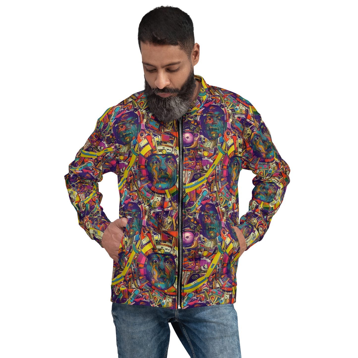 Bomber Jacket - Cosmic Collage