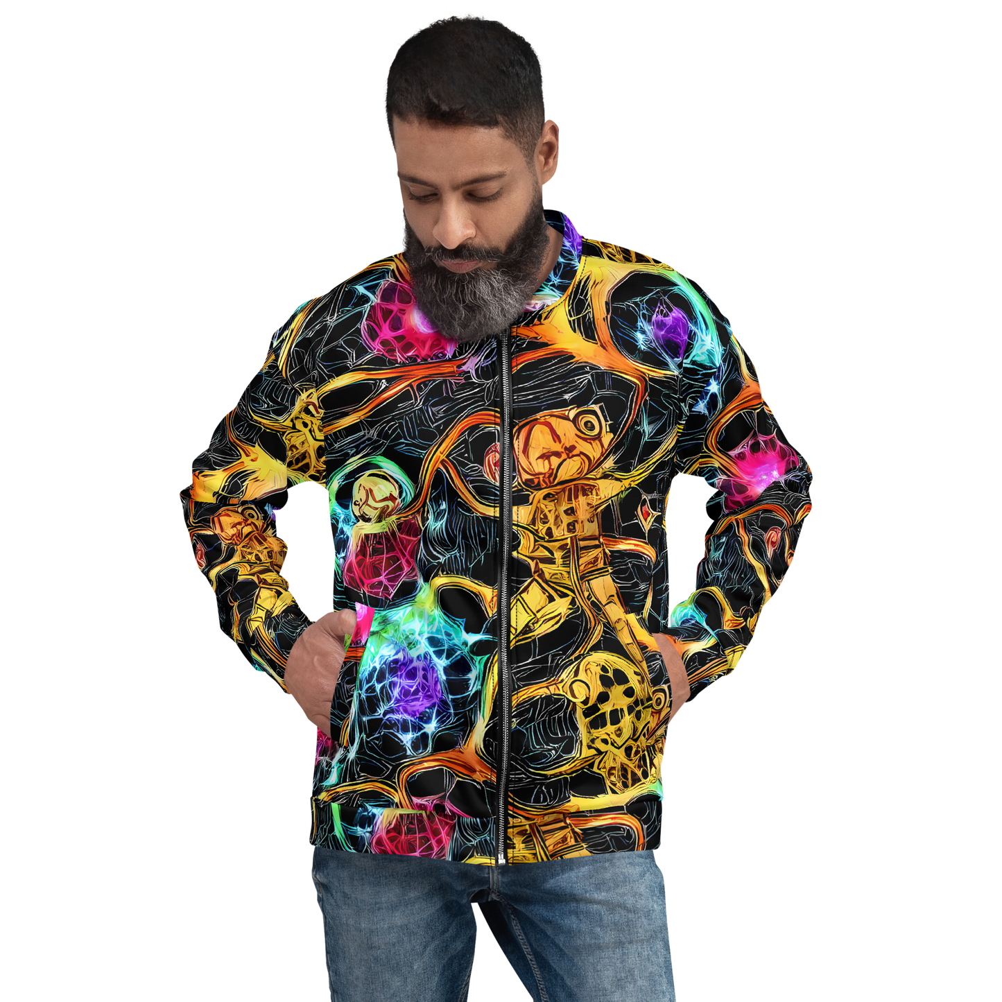 Bomber Jacket - Psychedelic Pulsar