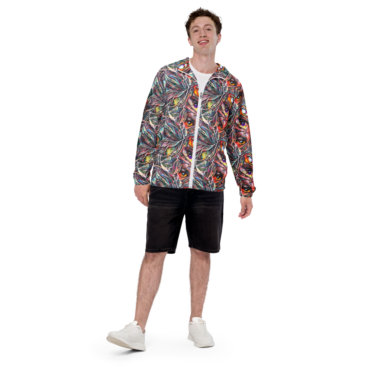 Men's Windbreaker - Prismatic Reverie