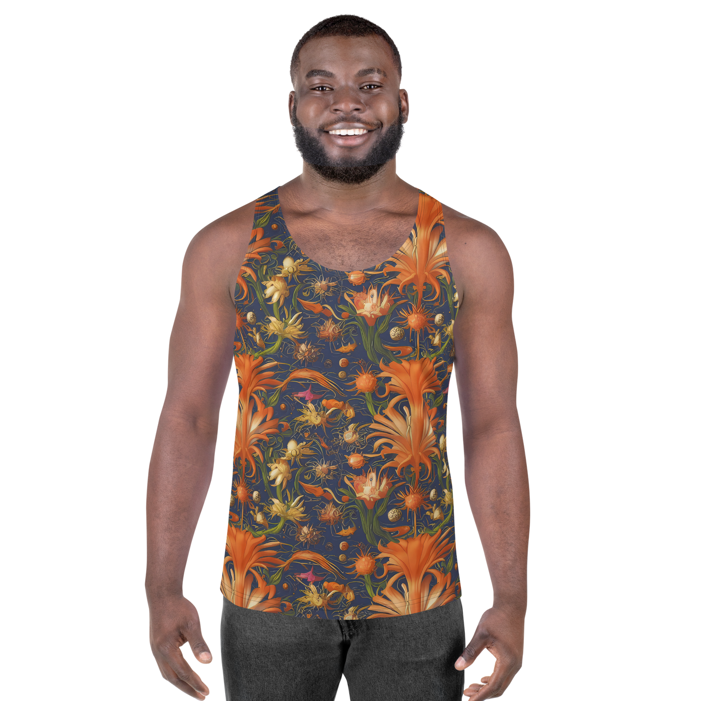 Men's Tank Top - Stellar Blooms