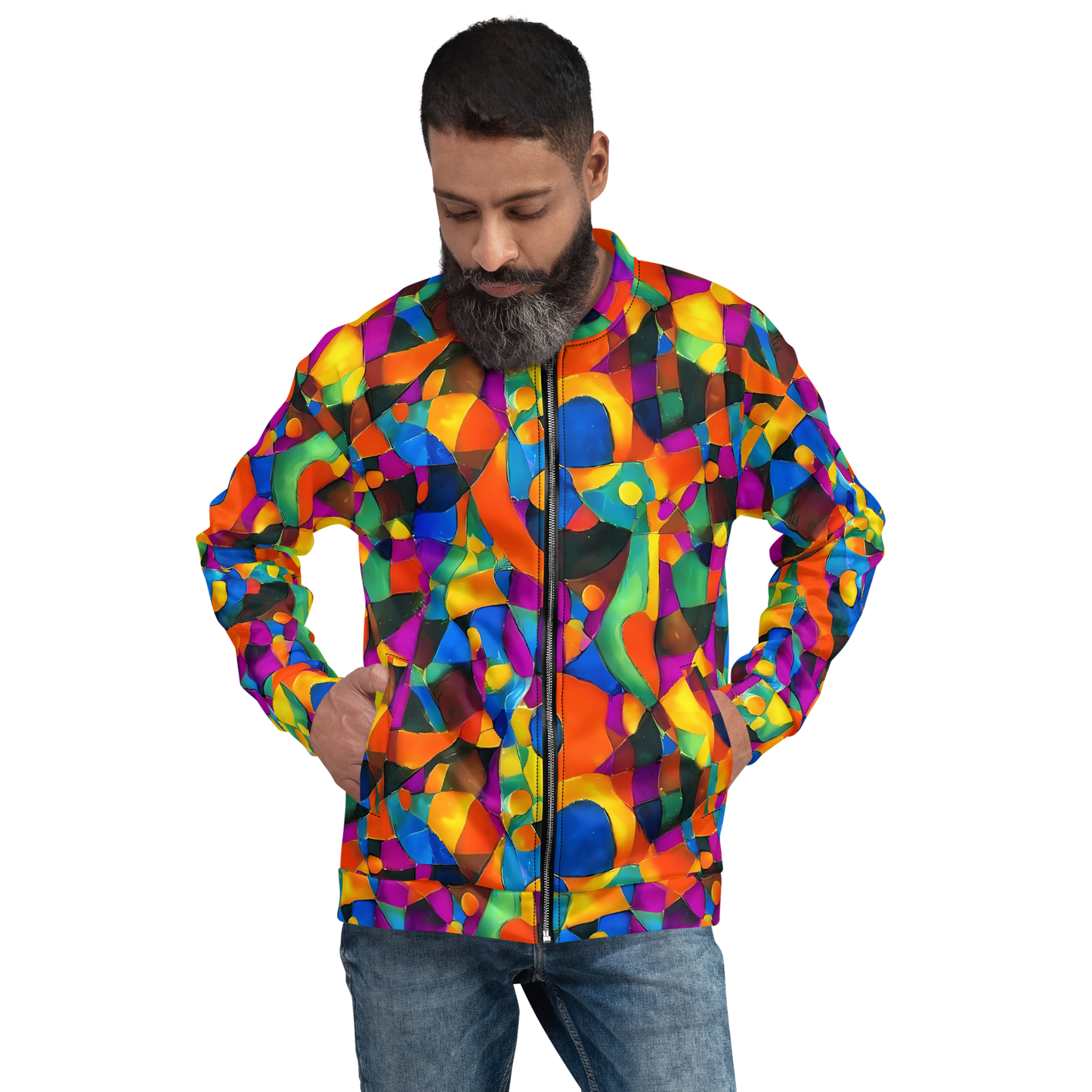 Bomber Jacket - Galactic Jigsaw