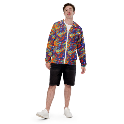 Men's Windbreaker - Galactic Ember