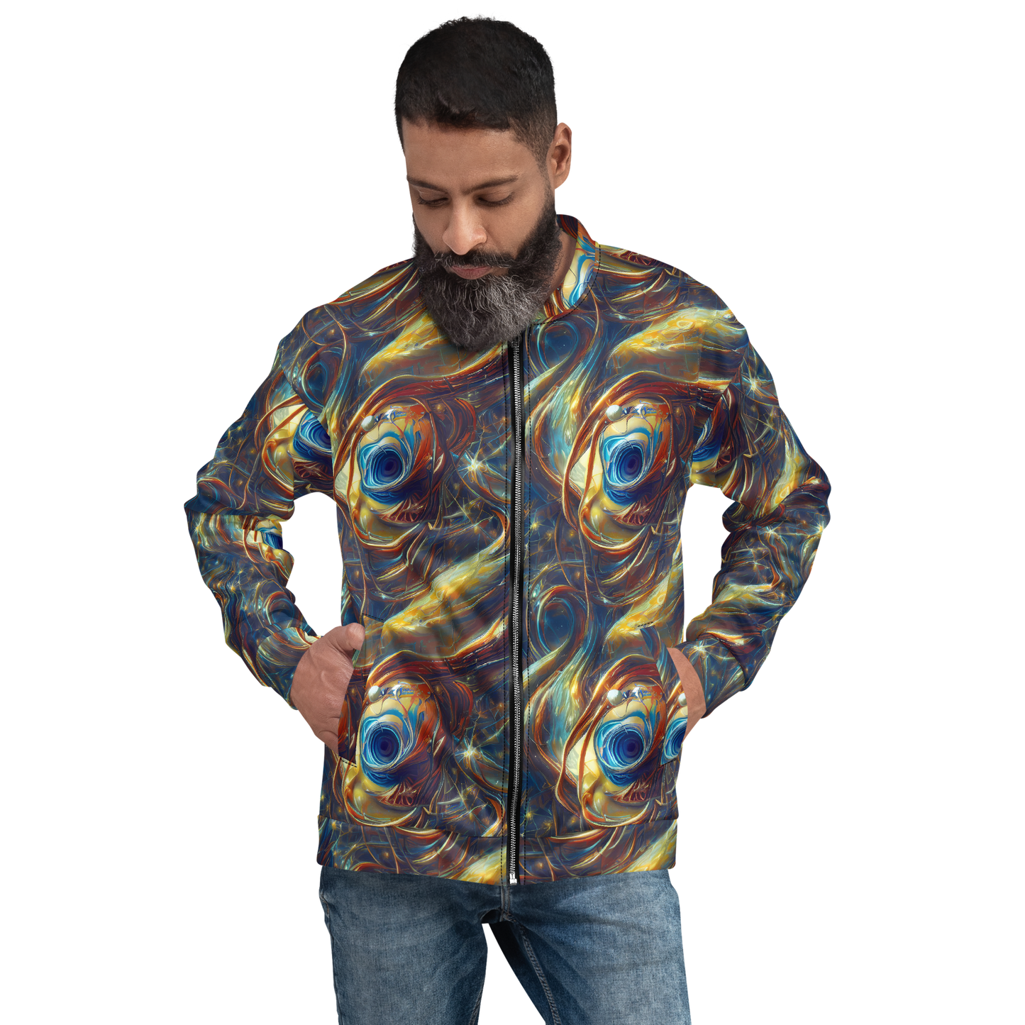 Bomber Jacket - Celestial Vortex