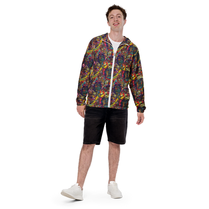 Men's Windbreaker - Cosmic Collage